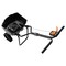 Broadcast Lawn Spreader 15 lbs Capacity Adjustable 30 Settings Black